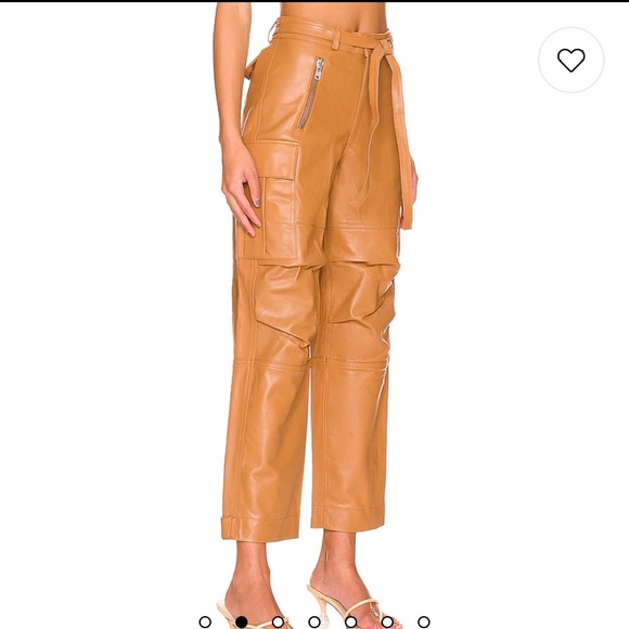 Leather cargo pants - Picture 6 of 11